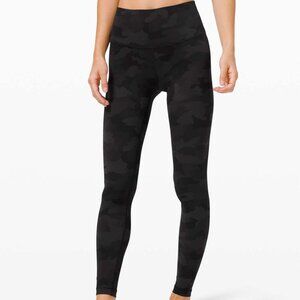 Lululemon Wunder Under High-Rise Tight 28" Heritage 365 Camo Deep Coal Multi